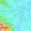 Mapa topográfico Kirtipur, altitud, relieve