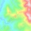 Mapa topográfico Cerro El Patacon, altitud, relieve