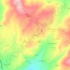 Mapa topográfico Vilariño Frío, altitud, relieve