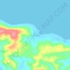 Mapa topográfico Dominlog, altitud, relieve
