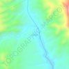 Mapa topográfico Koa Koa, altitud, relieve