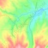 Mapa topográfico Cabog-cabog, altitud, relieve