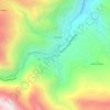 Mapa topográfico Quime, altitud, relieve