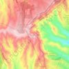 Mapa topográfico Dayap Itaas, altitud, relieve