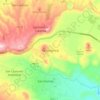 Mapa topográfico Apastepeque, altitud, relieve