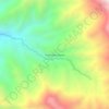 Mapa topográfico Hacienda Llaguen, altitud, relieve