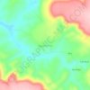 Mapa topográfico Água Branca, altitud, relieve