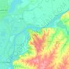 Mapa topográfico Paraná, altitud, relieve