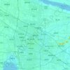 Mapa topográfico 常州市, altitud, relieve