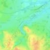 Mapa topográfico Le Thureau, altitud, relieve