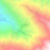 Mapa topográfico San Salvador de Pampas, altitud, relieve