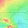 Mapa topográfico Rosemead, altitud, relieve