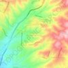 Mapa topográfico Ampliación Ejido Plan Libertador, altitud, relieve