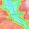 Mapa topográfico Oberlenningen, altitud, relieve