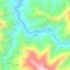 Mapa topográfico Ciruelo, altitud, relieve