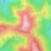 Mapa topográfico Saioa, altitud, relieve