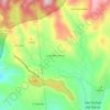 Mapa topográfico La Brellera Abajo, altitud, relieve