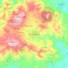 Mapa topográfico Minas de Oro, altitud, relieve