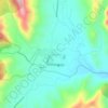 Mapa topográfico Los Toldos, altitud, relieve