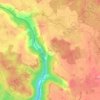 Mapa topográfico Greut, altitud, relieve