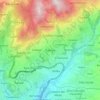 Mapa topográfico Palmira, altitud, relieve