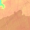 Mapa topográfico La Rinconada, altitud, relieve