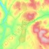 Mapa topográfico Saariselkä, altitud, relieve
