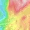 Mapa topográfico Campian, altitud, relieve