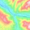 Mapa topográfico Snowmass, altitud, relieve