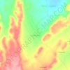 Mapa topográfico Cieneguillas, altitud, relieve