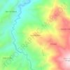 Mapa topográfico Nuevo Porvenir, altitud, relieve