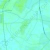Mapa topográfico Kovvuru, altitud, relieve