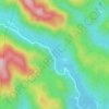 Mapa topográfico fores, altitud, relieve