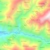 Mapa topográfico Koral, altitud, relieve