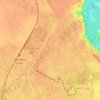 Mapa topográfico تجمع حزب القلعة, altitud, relieve
