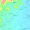 Mapa topográfico Maria Aurora, altitud, relieve