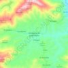 Mapa topográfico Altagracia de la Montaña, altitud, relieve