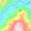Mapa topográfico Parig, altitud, relieve