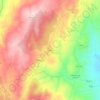 Mapa topográfico Golfar, altitud, relieve