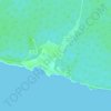 Mapa topográfico Playa Girón, altitud, relieve