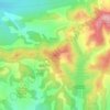 Mapa topográfico Egastiaga, altitud, relieve