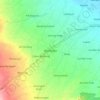 Mapa topográfico Wonorejo, altitud, relieve