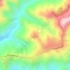 Mapa topográfico Topo Puerta Morocha, altitud, relieve