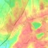 Mapa topográfico Cerca, altitud, relieve