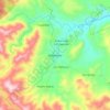 Mapa topográfico Meámbar, altitud, relieve
