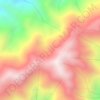 Mapa topográfico Leticia, altitud, relieve