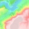 Mapa topográfico El Padul, altitud, relieve