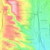 Mapa topográfico Zumbalica Sur, altitud, relieve