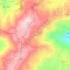 Mapa topográfico Grijó, altitud, relieve
