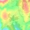Mapa topográfico Boborás, altitud, relieve